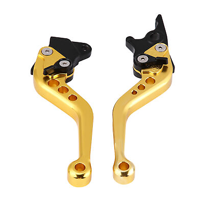 #ad 1 Pair CNC Aluminum Motorcycle Clutch Brake Lever Handle For $19.94