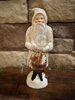 #ad Vintage Department 56 Father Frost Belsnickle Santa $39.99