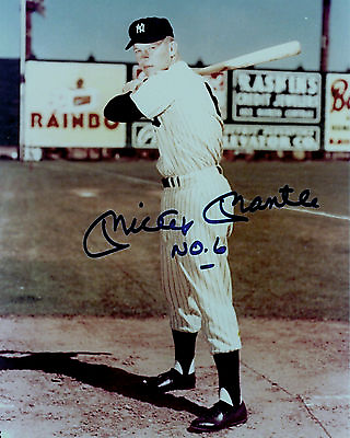 #ad NEW YORK YANKEES MICKEY MANTLE FIRST YEAR IN MAJORS WITH HIS ORIGINAL NUMBER 6 $9.99