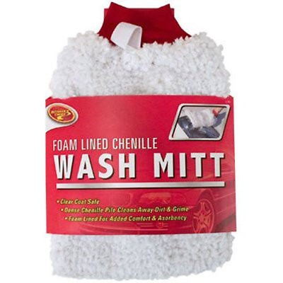 #ad Detailer#x27;s Choice 2 302 Foam Lined Chenille Car Wash Mitt $5.95