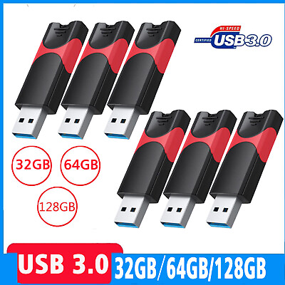 LOT 32GB 64GB 128GB USB 3.0 Flash Drive Memory Stick Retractable Thumb Drive $420.99