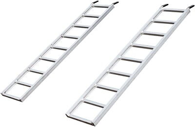 #ad Aluminum Straight ATV Loading Ramps 69quot; Long 14.75quot; Wide Pair Yutrax TX195 $197.95
