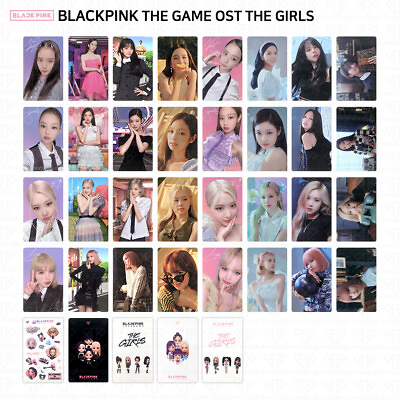 #ad BLACKPINK THE GAME OST THE GIRLS Official Photocard OST QR Card Sticker KPOP $2.99