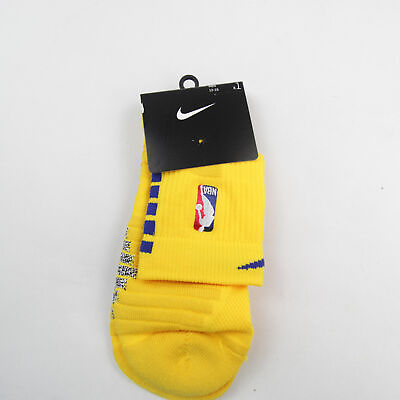 #ad Golden State Warriors Nike NBA Authentics Dri Fit Socks Men#x27;s Gold New $12.99