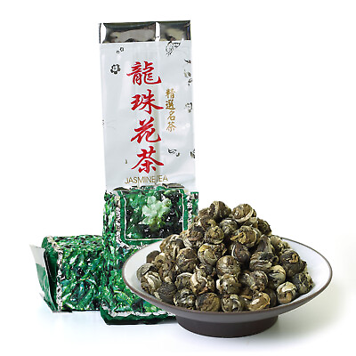 GOARTEA Supreme Jasmine Dragon Pearl Loose Leaf Chinese Green Tea Hand Roll Ball $107.98