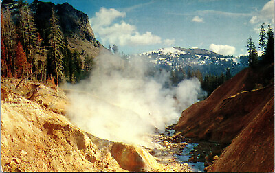 #ad Vtg Little Hot Springs Valley Lassen Volcanic National Park CA Unused Postcard $19.99