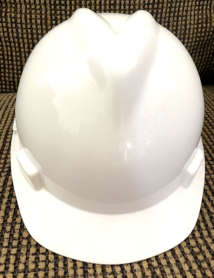 #ad MSA V Gard Protective Hat Cap Helmet Type 1 Class E White Medium 28 $29.99