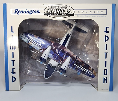Limited Edition Gearbox REMINGTON GRUMMAN GOOSE COIN BANK Die Cast Airplane NEW $32.50