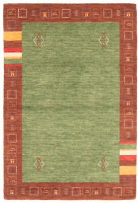 #ad Traditional Hand Knotted Carpet 4#x27;0quot; x 6#x27;0quot; Gabbeh Wool Area Rug $263.80