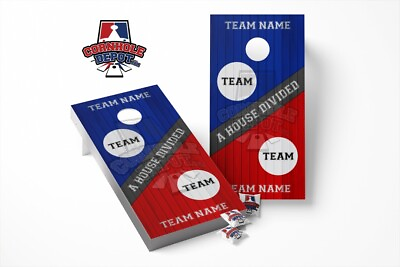 #ad Custom Sports Teams Any Design Any Team Football Baseball Cornhole Board Vinyl $55.49
