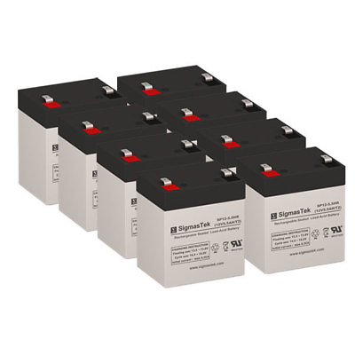 #ad APC RBC43 Battery Set of 8 x 12V 5.5AH Replacement Batteries By SigmasTek $96.99