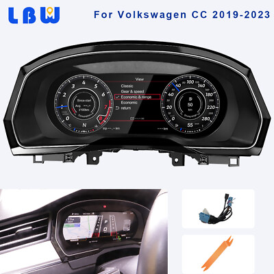 #ad For Volkswagen CC 2018 2023 Digital Instrument LCD Cluster 12.3inch Speedometer $532.41