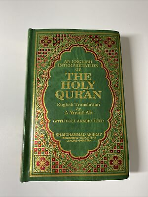 #ad An English Interpretation Of The Holy Quran Full Arabic Text By Yusuf Ali $30.00