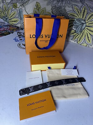 SAME DAY SHIPPING Louis Vuitton LV Slim Bracelet Adjustable Size Brand New $45.00