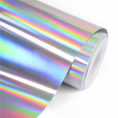 #ad 6.0mil Rainbow Holographic Neo Chrome Vinyl Film Long Lasting For Stickers Decal $362.00