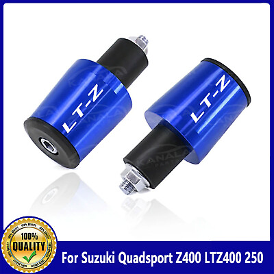 #ad New For Suzuki Quadsport Z400 LTZ400 250 CNC Grips Ends Handle Bar Cap End Plugs $12.08