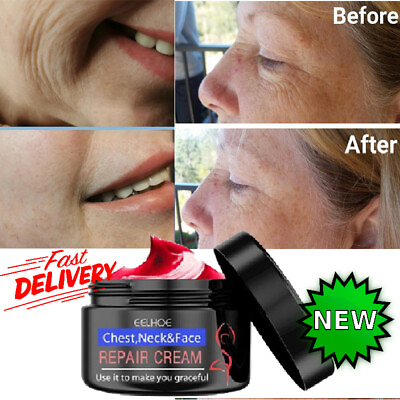 #ad Retinol Face Cream Skin Firming Lift Neck Chest Wrinkle Remover Slim Double Chin $9.28