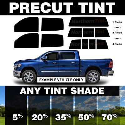 #ad Precut Window Tint for Ram 1500 Crew Cab 09 18 All Windows Any Shade $54.35