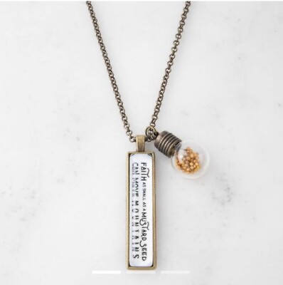 #ad Plunder Design Fashion Jewelry Faith Antique Bronze Inspiration Charm Necklace $35.99