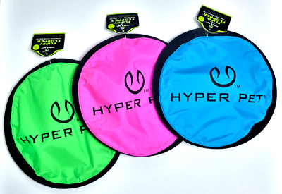 #ad Hyper Pet Flippy Flopper Flying Floating Frisbee Dog Fetch Toy 9quot; Pick Color $12.89
