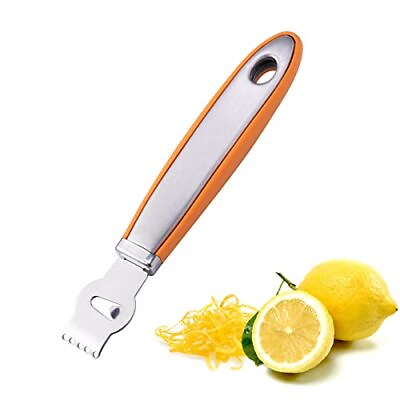 #ad Lemon Zester Tool for Kitchen Citrus Zester Tool with Channel KnifeOrange ... $14.27