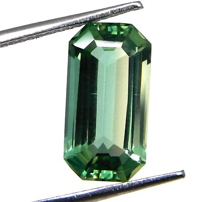 4.35Ct Natural Sri Lankan Parti Sapphire Radiant Cut Certified Stunning Gemstone $29.74