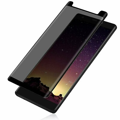 #ad Privacy Anti Spy Tempered Glass Full Screen Protector for Samsung Galaxy Note 8 $8.55