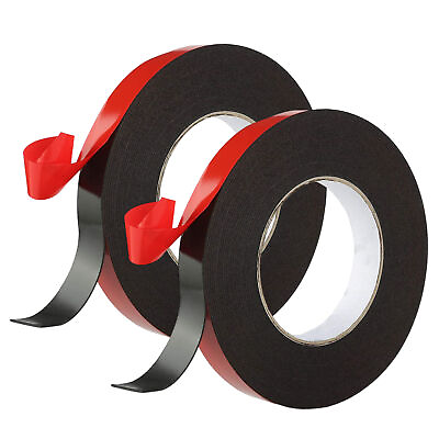 #ad 2 Rolls Convenient Heavy Duty Double Sided Tape For Wall Extra Strong Waterproof $6.92