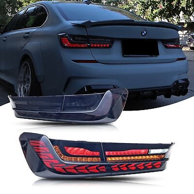 LED GTS Tail Lights for BMW 3 Series G20 M3 2019 2024 Animation Rear Lamps $229.99