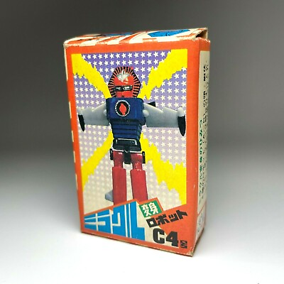 #ad #ad Japanese Miracle Transform C4 vintage rare Robo figure unused goods $58.00