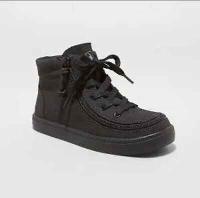 BILLY Footwear Kids#x27; Harmon Essential High Top Sneakers Black 4 $19.99