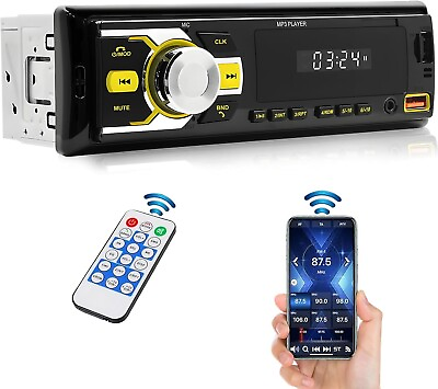 #ad Bluetooth Stereo Radio Boat Marine Receiver FM System Wireless TF AUX USB MP3 $26.98