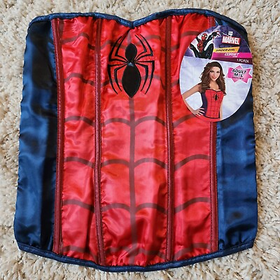 #ad Spider Girl: Corset Bustier Size Womens Up To 12 NWT $19.99