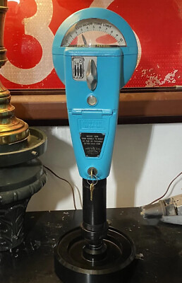 Vintage Duncan 60 Parking Meter And Key And Locking Coin Cup Working $200.00