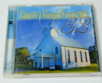 #ad 32 COUNTRY GOSPEL FAVORITES 2 discs CD MINT CONDITION LN $9.99