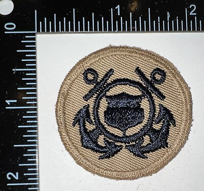 #ad WWII USCG US Coast Guard Hat Cap Cloth Patch $15.00