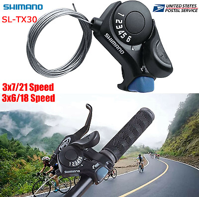 #ad Shimano SL TX30 Shifters 18 21 Speed MTB Mountain Bike Gear Lever Leftamp;Right Set $16.89