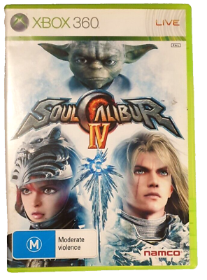 SOULCALIBUR IV Game for Microsoft Xbox 360 PAL Version Game Complete with Manual AU $15.75