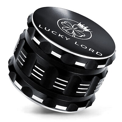 Lucky Lord Spice Herb Tobacco Grinder 2.5 Inch 4 Piece Crusher Aluminum Grinder $20.99