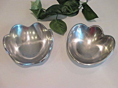 #ad Towle ALUMINUM Bowls Pintel Collection Nuts Candy Paw Print $9.99