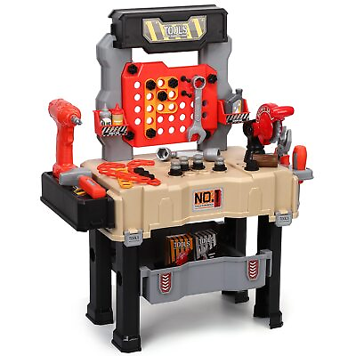 Kids Tool Bench Toddler Toy Workbench and Tool Playset Play Tool Bench Worksh... $59.44