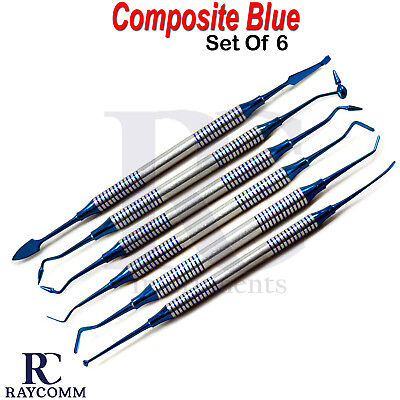 Dental Amalgam Composite Filling Restorative Instrument Blue Titanium Coated CE $48.49