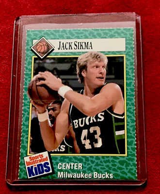 #ad JACK SIKMA RARE MILWAUKEE BUCKS SPORTS ILLUSTRATED SI FOR KIDS 1990 NBA NM $8.00