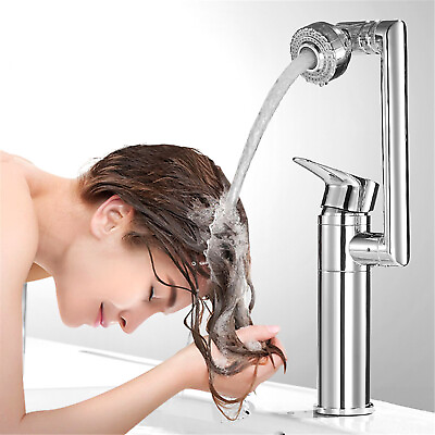 360° Rotating Single Hole Multifunctional Hot and Cold Water Faucet Hotel Home $63.68