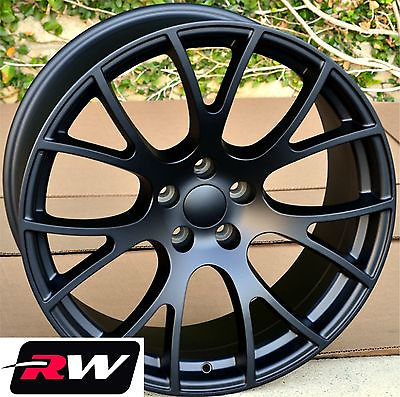 #ad 4 20 inch 20x9 for Dodge Challenger Hellcat style Wheels Matte Black Rims $1019.00