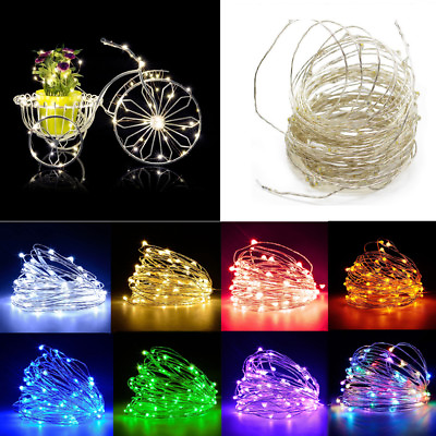 USB 12V LED String Battery Copper Wire Fairy Lights Xmas Party Fairy Decor Lamp $5.19