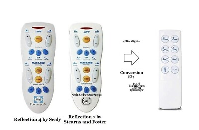 Remote Replacement Kit for Sealy Reflection 4 Reflexion NO PRESETS MASSAGE $209.00