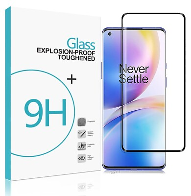 #ad 3D Curved Tempered Glass Full Screen Protector OnePlus 8119 Pro Fingerprint 5G $10.99