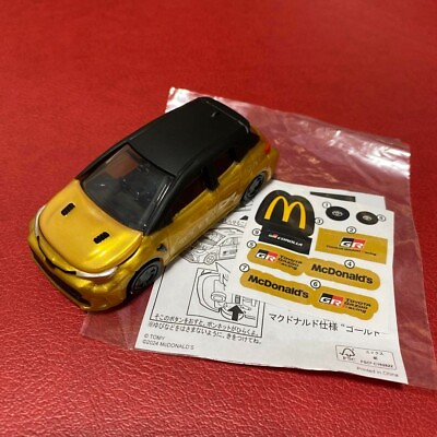 #ad Tomica TOYOTA GR COROLLA GOLD 2024 McDonald Happy set Meal Toy JAPAN NEW $18.44