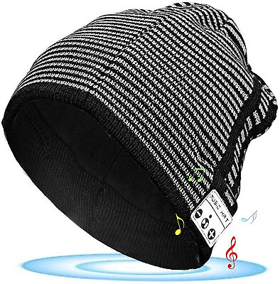 #ad Bluetooth Beanie Winter Wireless Cap Hat with Headphones for Men Women Gifts $20.45
